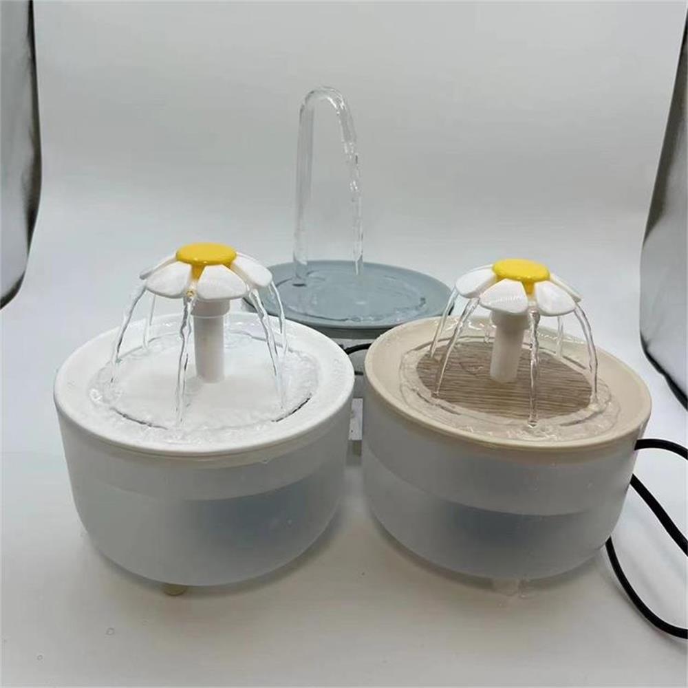Pet water fountain auto filter and quiet pump