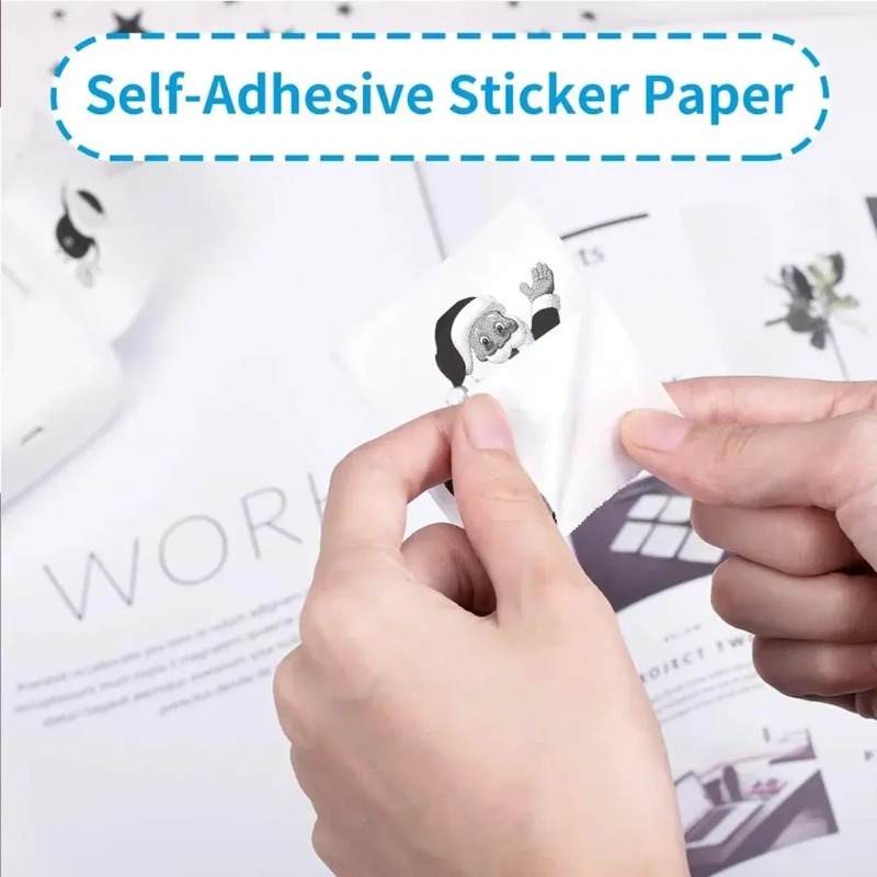 Mini thermal printer printing self-adhesive labels