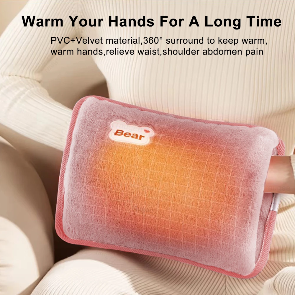 Hand warmer bag used to warm hands on a cold evening