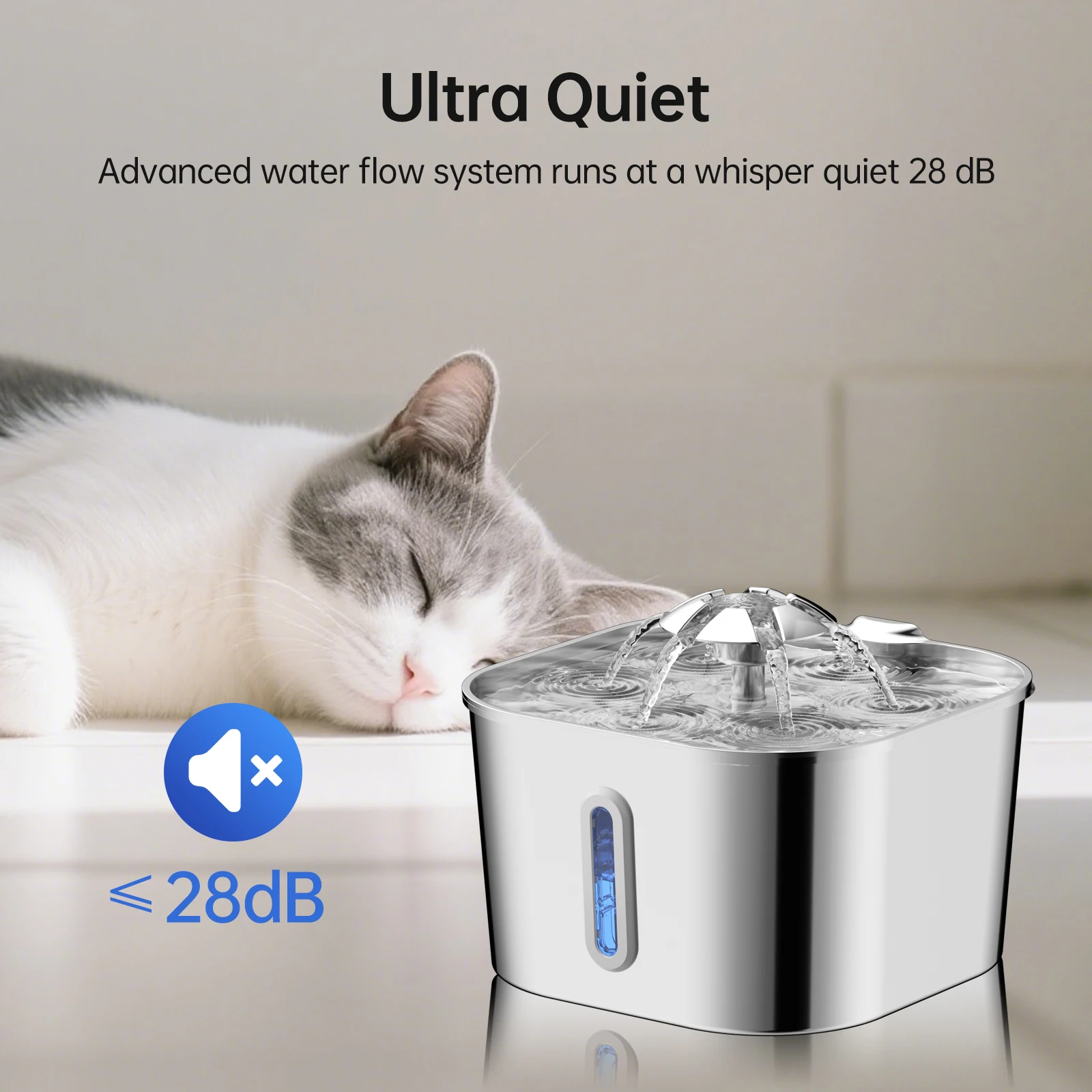 pet water fountain — product photo
