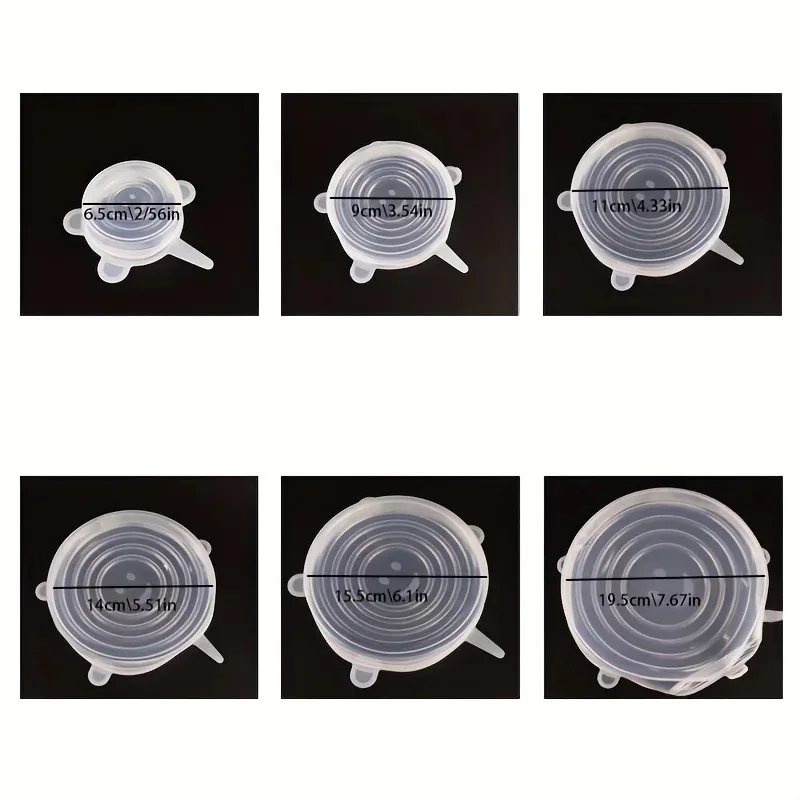 silicone stretch lids — product photo