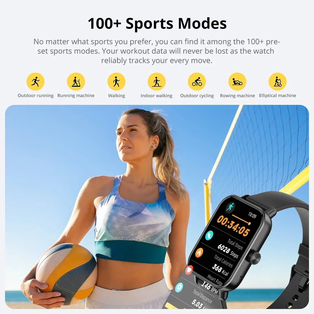 smart watch with bluetooth calling — product photo