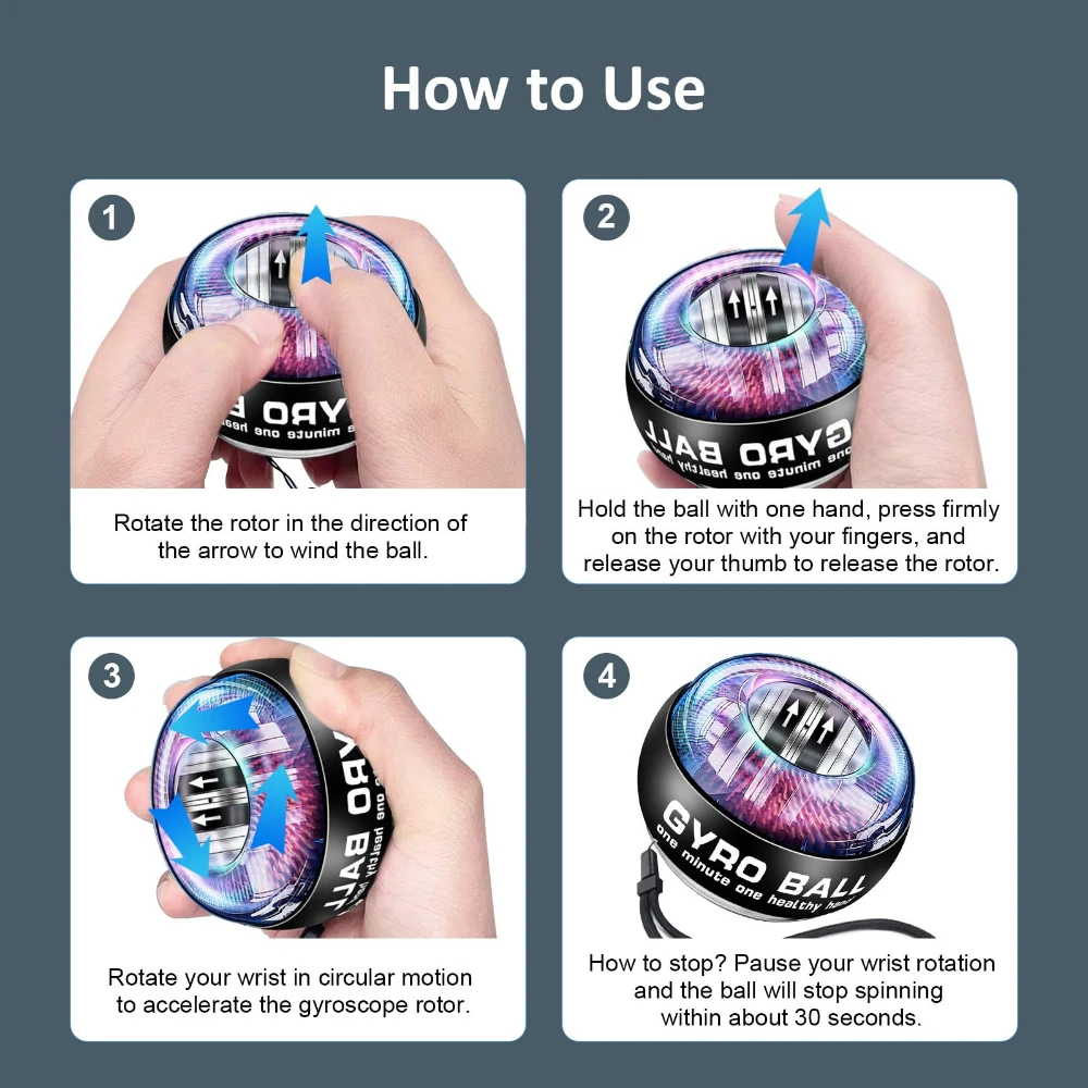 Wrist power ball — product photo 5